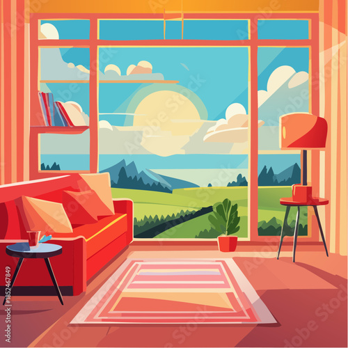 interior of a modern living room