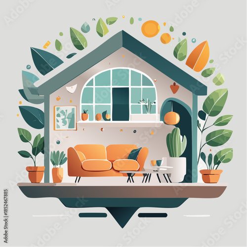 interior of a modern living room