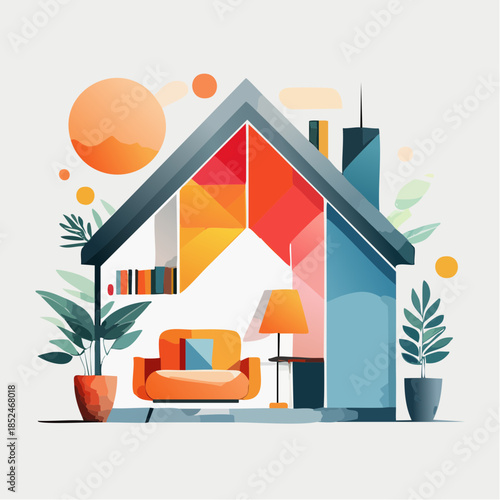 interior of a modern living room