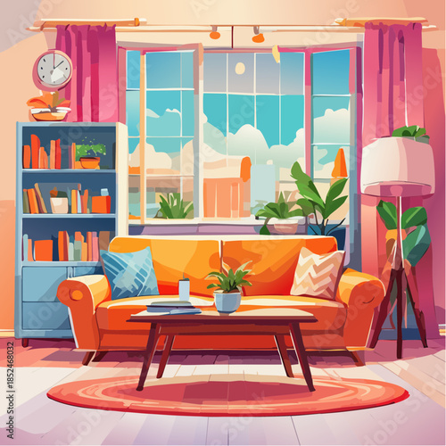 interior of a modern living room