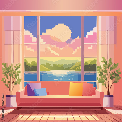 interior of a modern living room