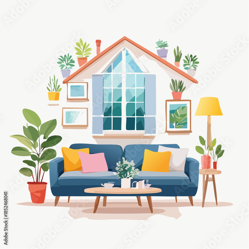 interior of a modern living room