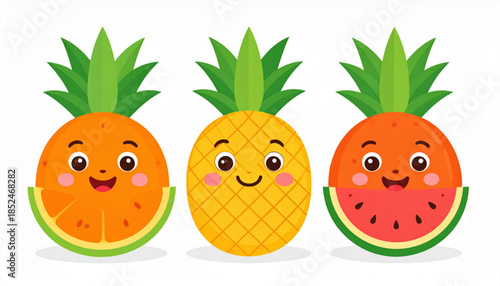 Summer Fruit Character Set
