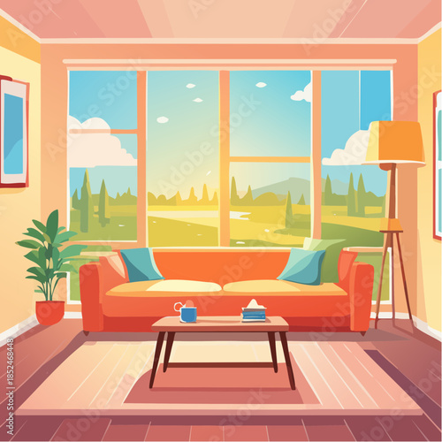 interior of a modern living room