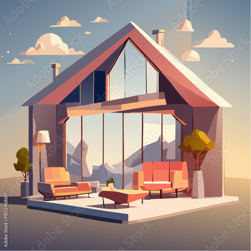 interior of a modern living room