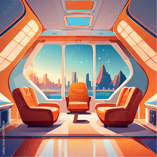 house with flowers and birds