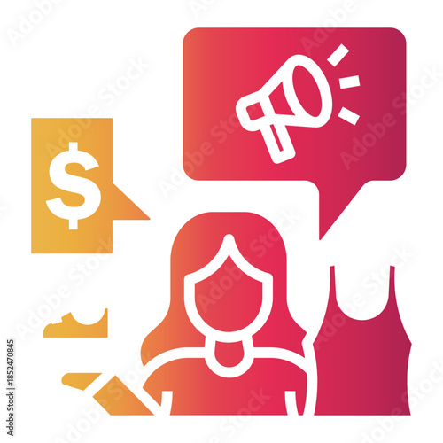 sponsored Gradient icon