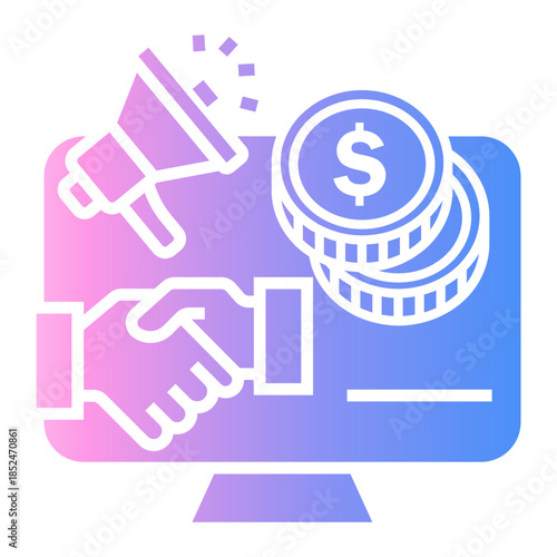 sponsored Gradient icon