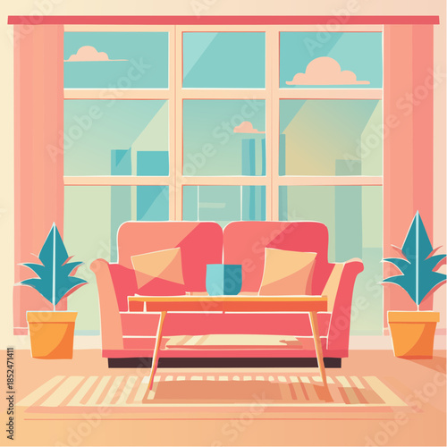 modern office building in night