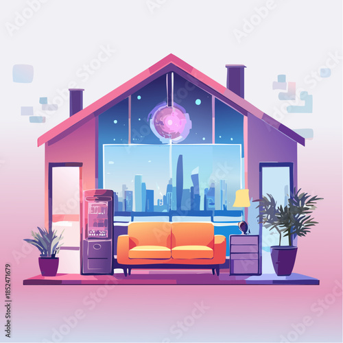 Illustration of Morden house 