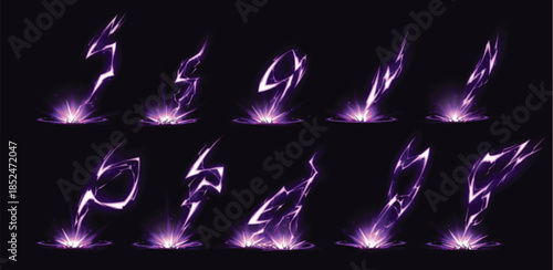 Professional flash electric graphics for atmospheric storm scene creation vector
