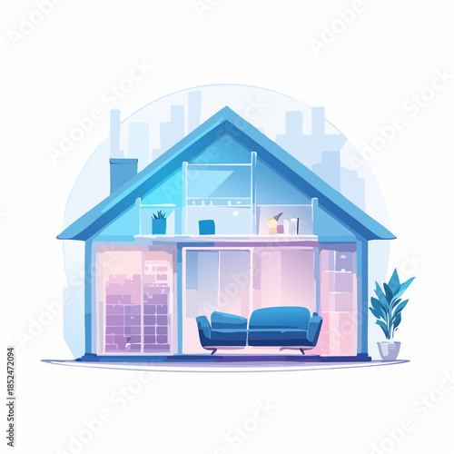 Illustration of Morden house 