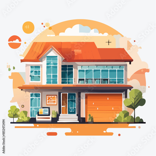 Illustration of Morden house 