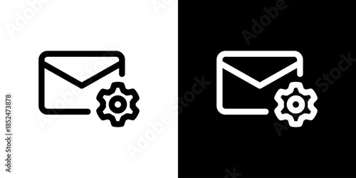 設定・歯車マークのメールアイコン