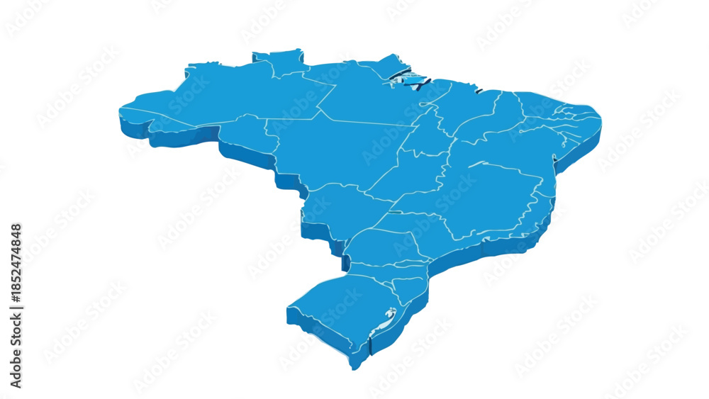 Fototapeta premium map of the united states