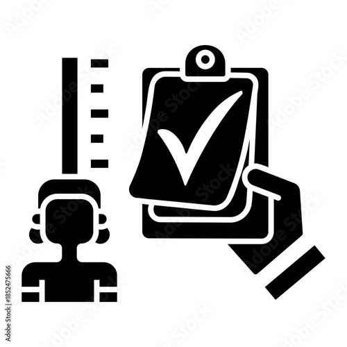 medical examination Solid icon