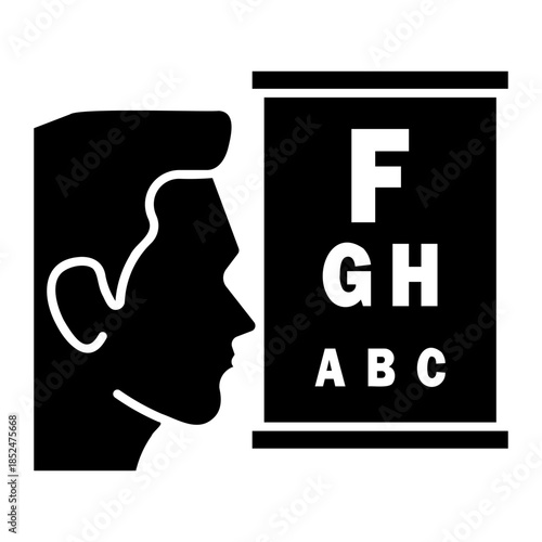 medical examination Solid icon