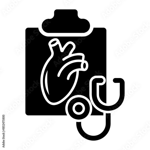 medical examination Solid icon