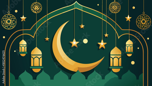 Colorful Eid Mubarak banners displayed, featuring festive designs and greetings for the celebration of Eid..eps