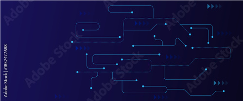 Vectors Abstract connecting lines and dots. global communication technology background.