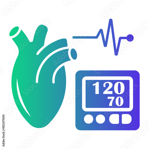 medical examination Gradient icon