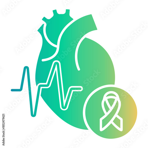 medical examination Gradient icon