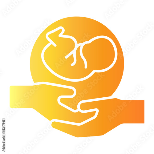 medical examination Gradient icon