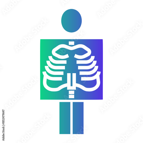 medical examination Gradient icon