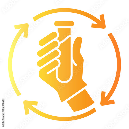 medical examination Gradient icon