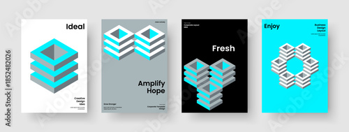 Geometric Banner Layout. Isolated Report Design. Abstract Book Cover Template. Flyer. Business Presentation. Brochure. Poster. Background. Newsletter. Magazine. Handbill. Notebook. Catalog. Leaflet