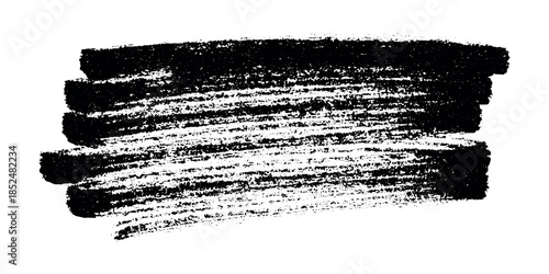 Brush paint stroke texture swatch Hand painted background Ink scribble dab clipart Paint smudge for tags and stamps design