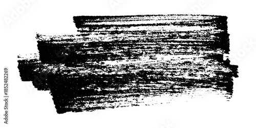 Brush paint stroke texture swatch Hand painted background Ink scribble dab clipart Paint smudge for tags and stamps design