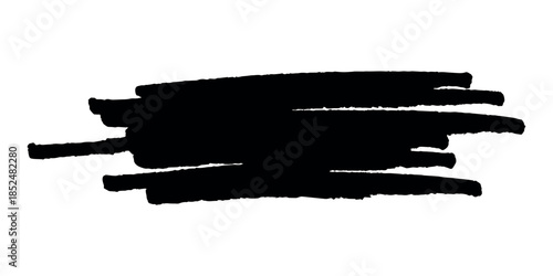 Brush paint stroke texture swatch Hand painted background Ink scribble dab clipart Paint smudge for tags and stamps design