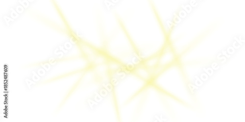 Abstract yellow light streaks and bokeh effect soft focus background for creative design and overlay luminous glow EPS vector