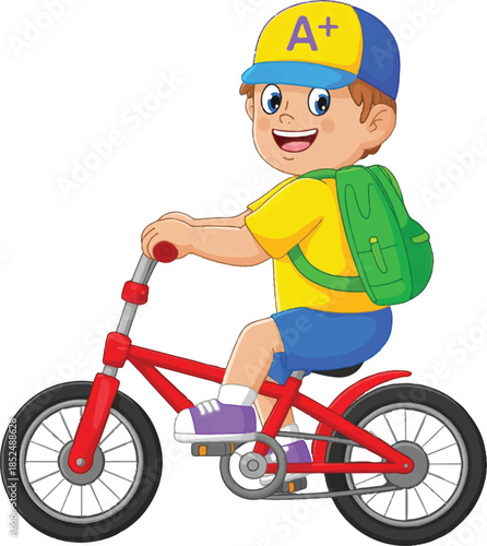 boy on bike
