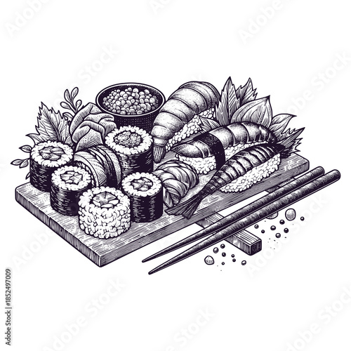 japanese sushi set