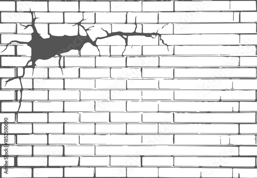 Abstract Brown Brick Wall Texture