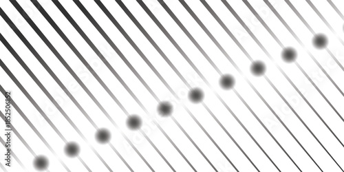 Abstract wavy background. Thin line on white.