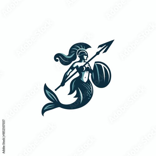 Mermaid Warrior Logo