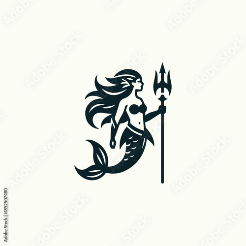 Mermaid Warrior Logo