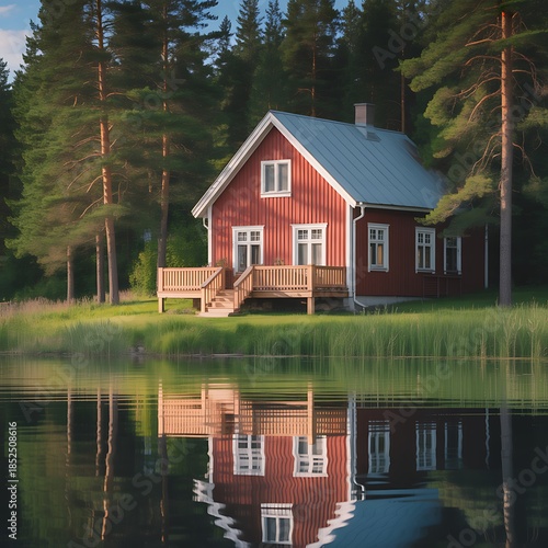 house on the lake