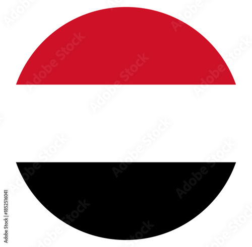 Free Download button flag of Yemen icon vector illustration  - GFXLoad