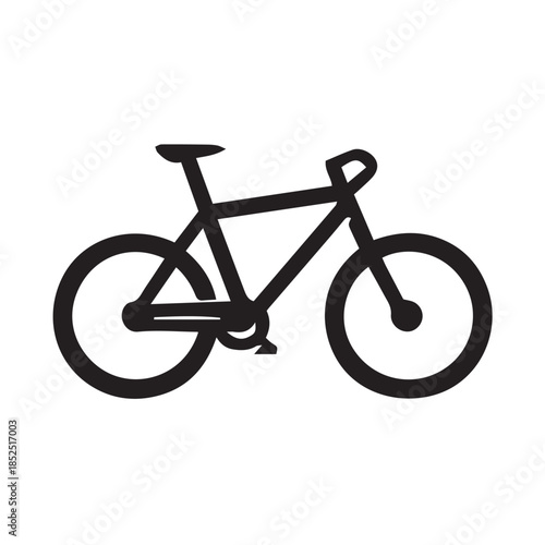 bicycle isolated on white background