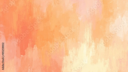 淡いオレンジの抽象テクスチャ 水彩風背景素材