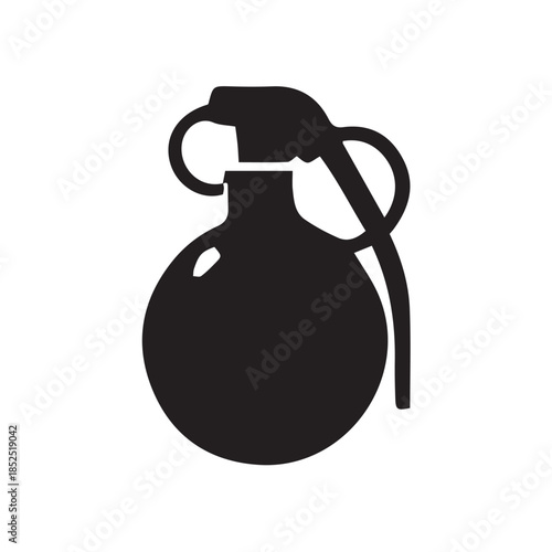 grenade isolated on white background