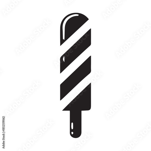 vector kulfi, black and white ice cream, vector ice cream, 