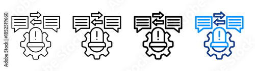 Incident Response Icon Different Style Outline Collection Set