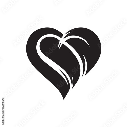 heart shaped cookie vector illustraiton