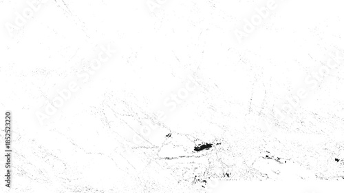 Black and white abstract texture with scattered dots and lines background