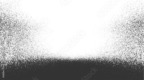 Black speckle texture gradient fading to white with solid dark gray base